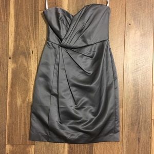 Gray David Bridal Bridesmaid Dress